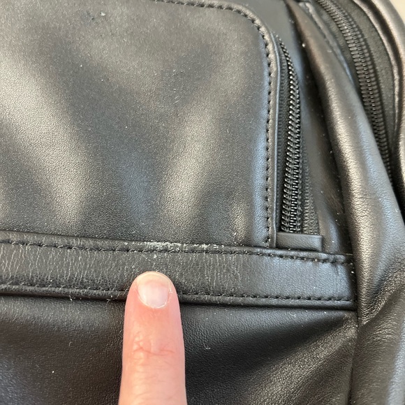 Tumi CFX Alpha 3 Black Carbon Fiber Laptop Backpack. - Picture 2 of 7